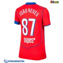 Fotballdrakt Dame Paris Saint-Germain Joao Neves #87 Tredjedrakt 2025-26 Kortermet